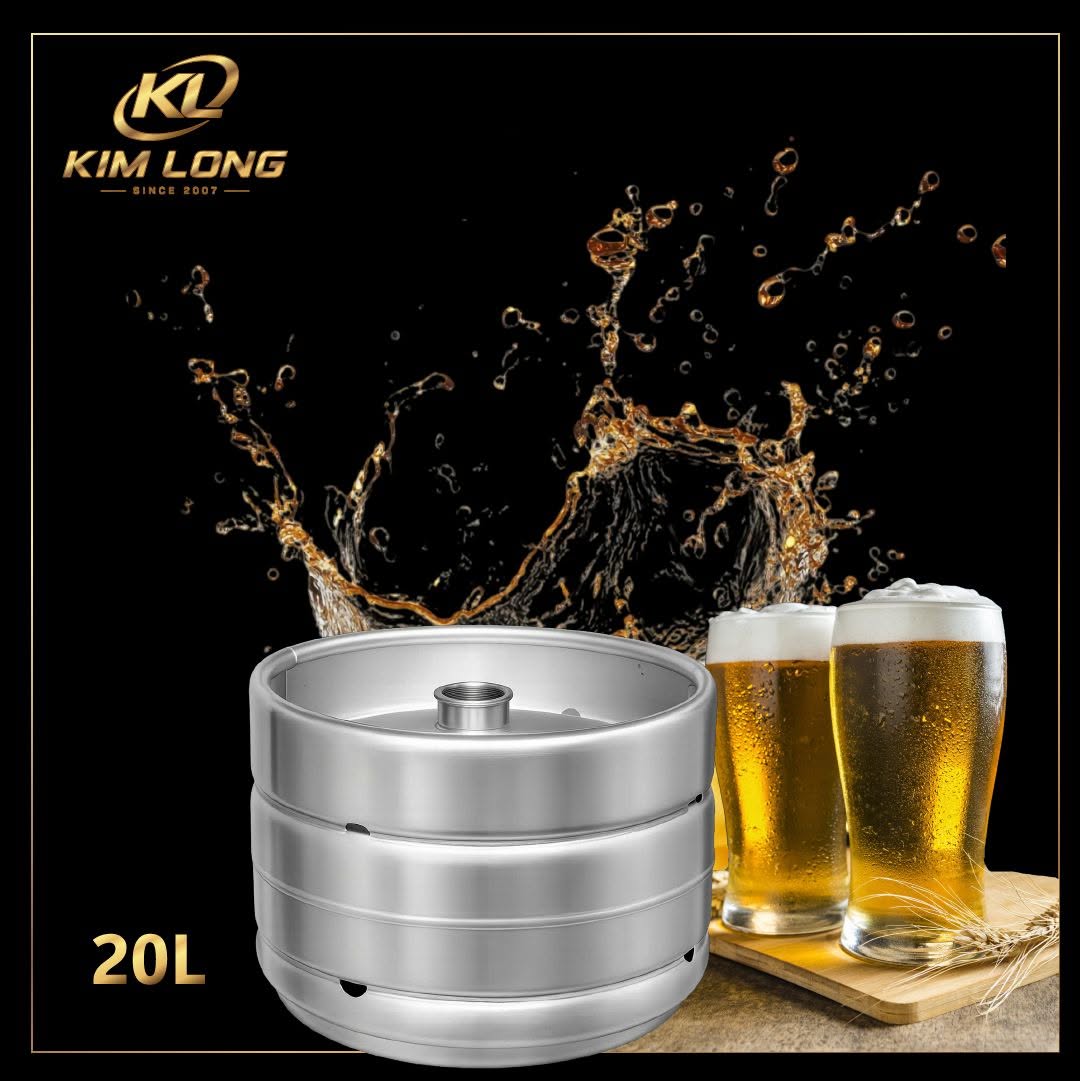 Kim Long tự hào là nhà máy duy nhất tại Việt Nam sản xuất Keg bia Inox