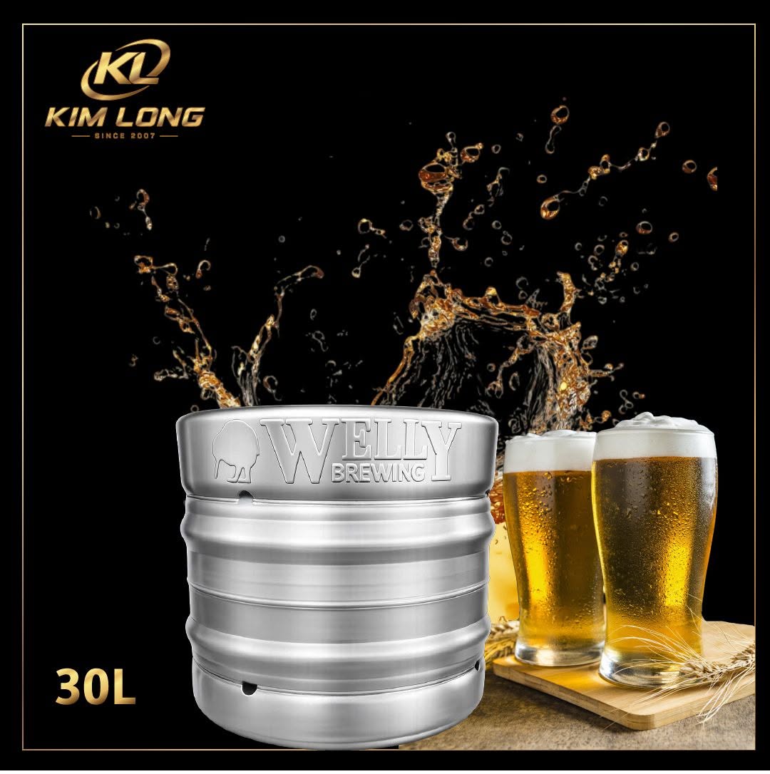 Kim Long tự hào là nhà máy duy nhất tại Việt Nam sản xuất Keg bia Inox 3 kegbia 3