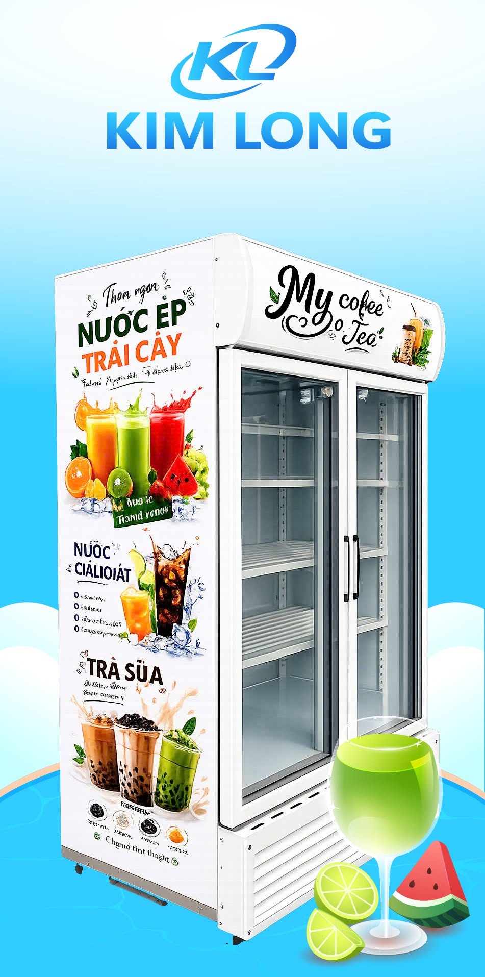 Tủ mát Maket theo yêu cầu – Thiết kế riêng, nâng tầm thương hiệu 2 tk theo yc 1